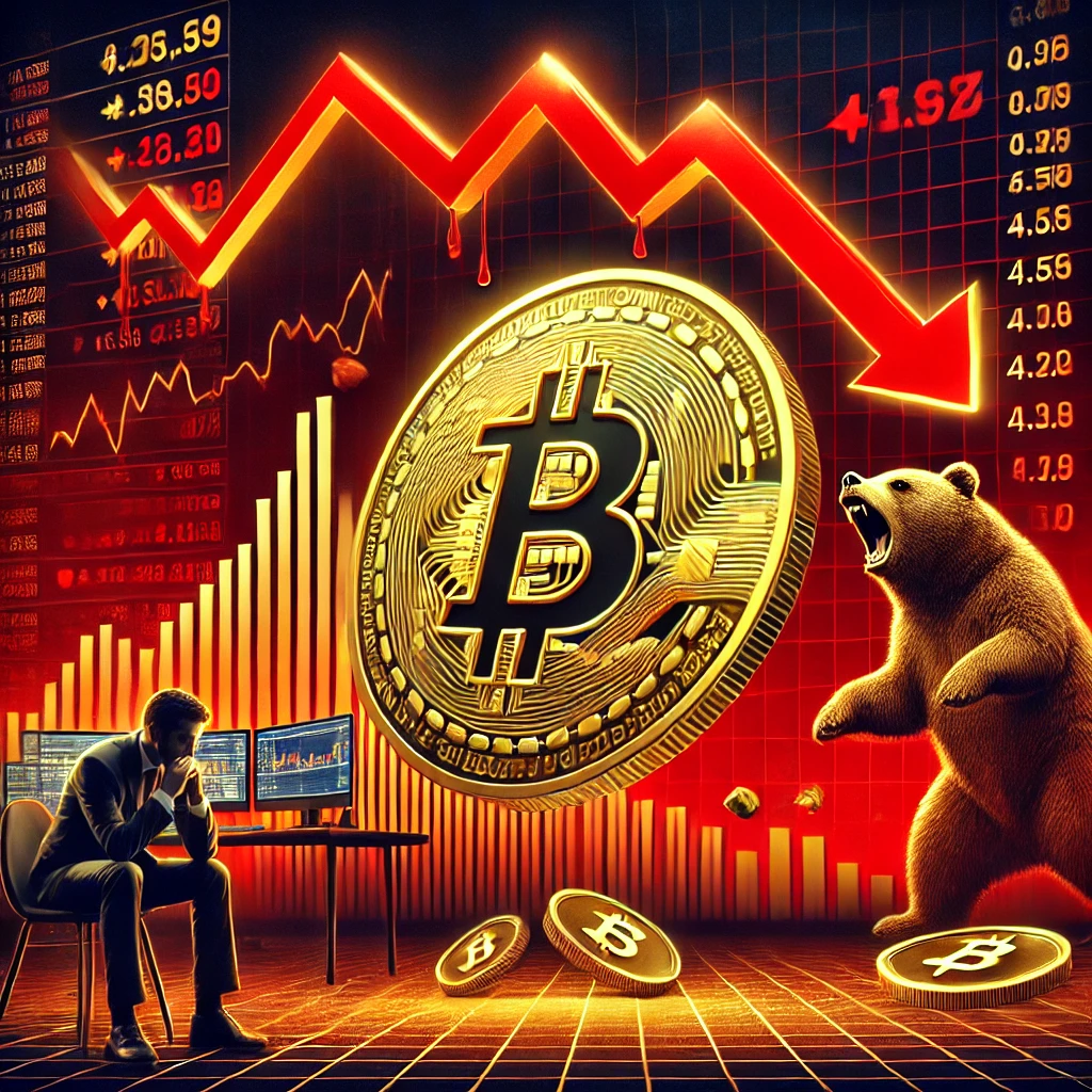 Attachment Details DALL·E-2025-03-11-08.55.07-A-dramatic-digital-illustration-showing-Bitcoins-price-dropping.-The-image-features-a-large-golden-Bitcoin-coin-falling-from-a-steep-red-price-graph