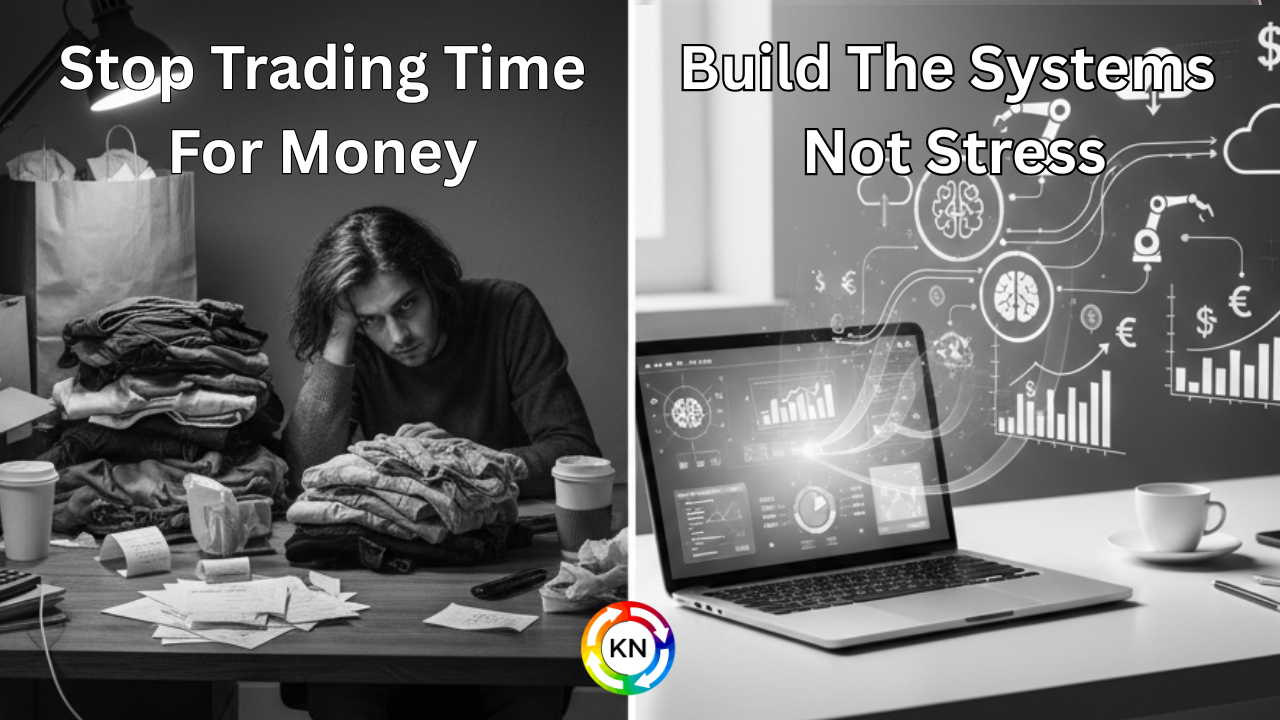Side Hustle fail because people trade time for moey